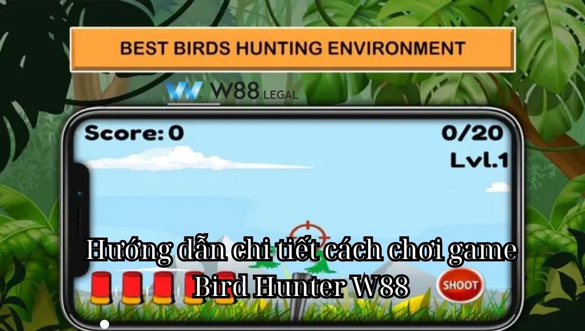 Hướng dẫn chi tiết cách chơi game Bird Hunter W88