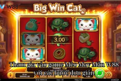 Mèo May Mắn W88 – Game slot với những chú mèo dễ thương