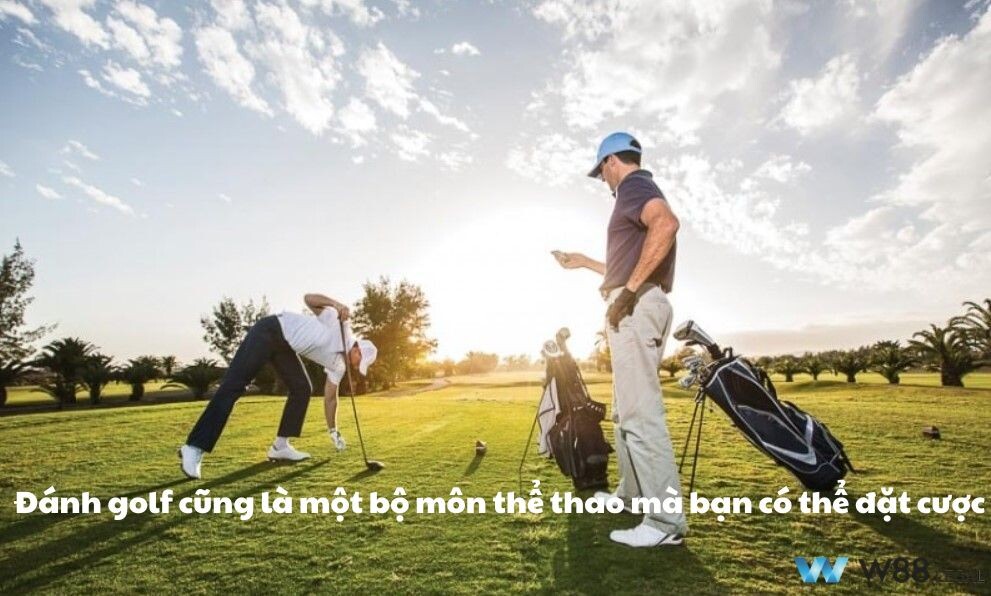 Đánh golf cũng là một bộ môn thể thao mà bạn có thể đặt cược 