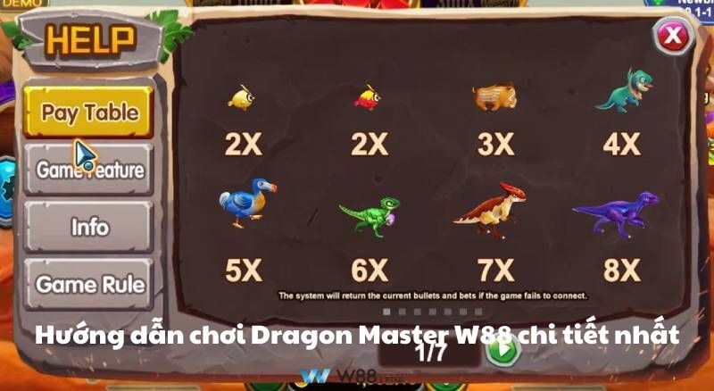Hướng dẫn chơi Dragon Master W88 chi tiết nhất