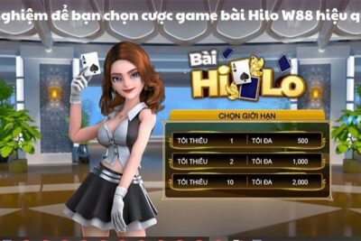 Bài Hilo W88 – Game mới đem tới trải nghiệm mới