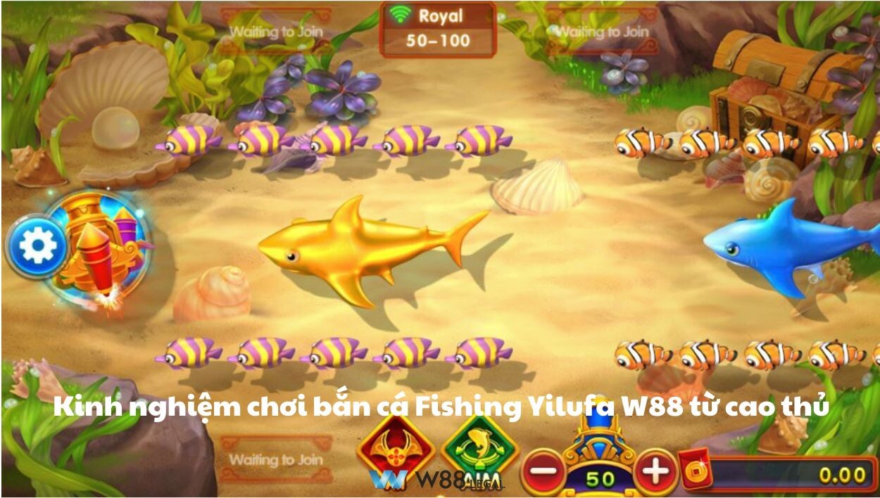 Kinh nghiệm chơi bắn cá Fishing Yilufa W88 từ cao thủ