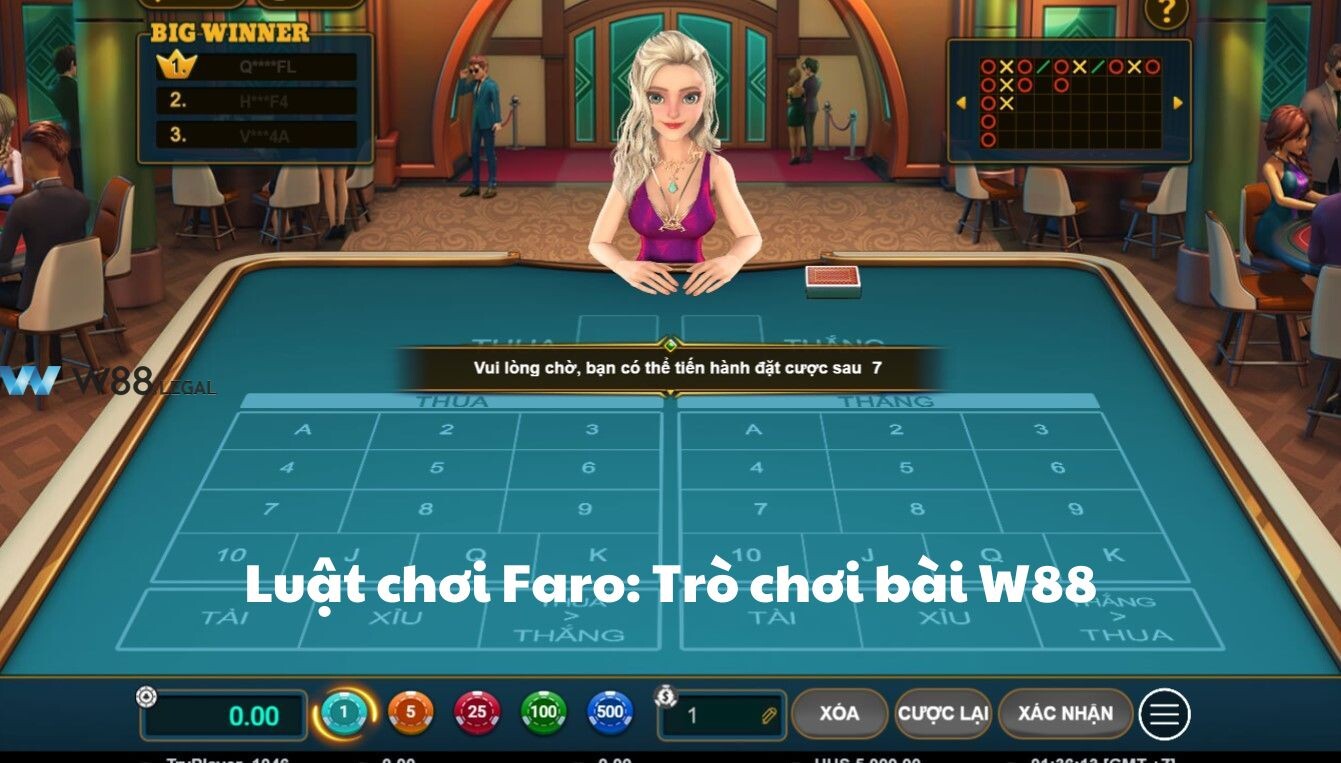 Luật chơi Faro: Trò chơi bài W88