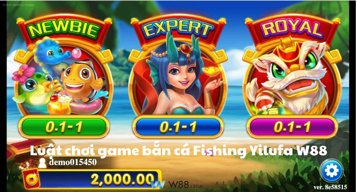 Luật chơi game bắn cá Fishing Yilufa W88